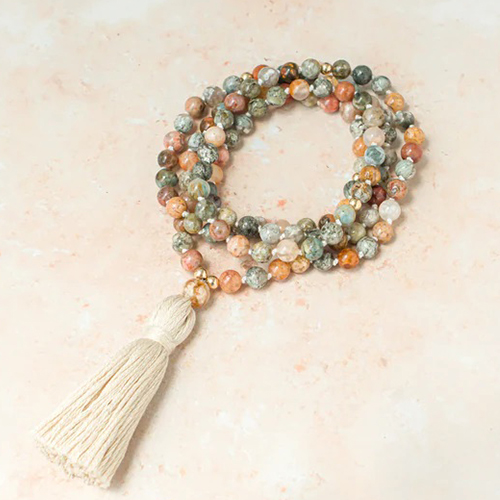 Mix Agate 4mm Mala